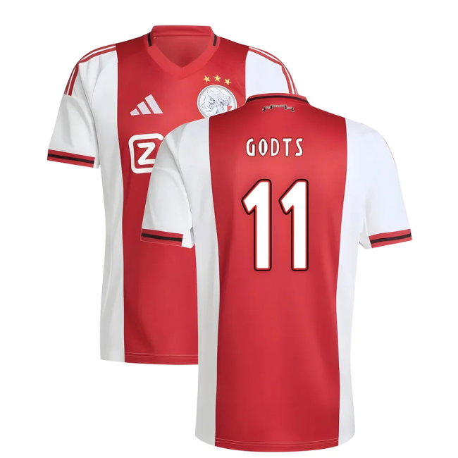 2025-2026 Ajax Home Shirt (Godts 11)-SoccerKits Hub | Buy Soccer Jerseys Online